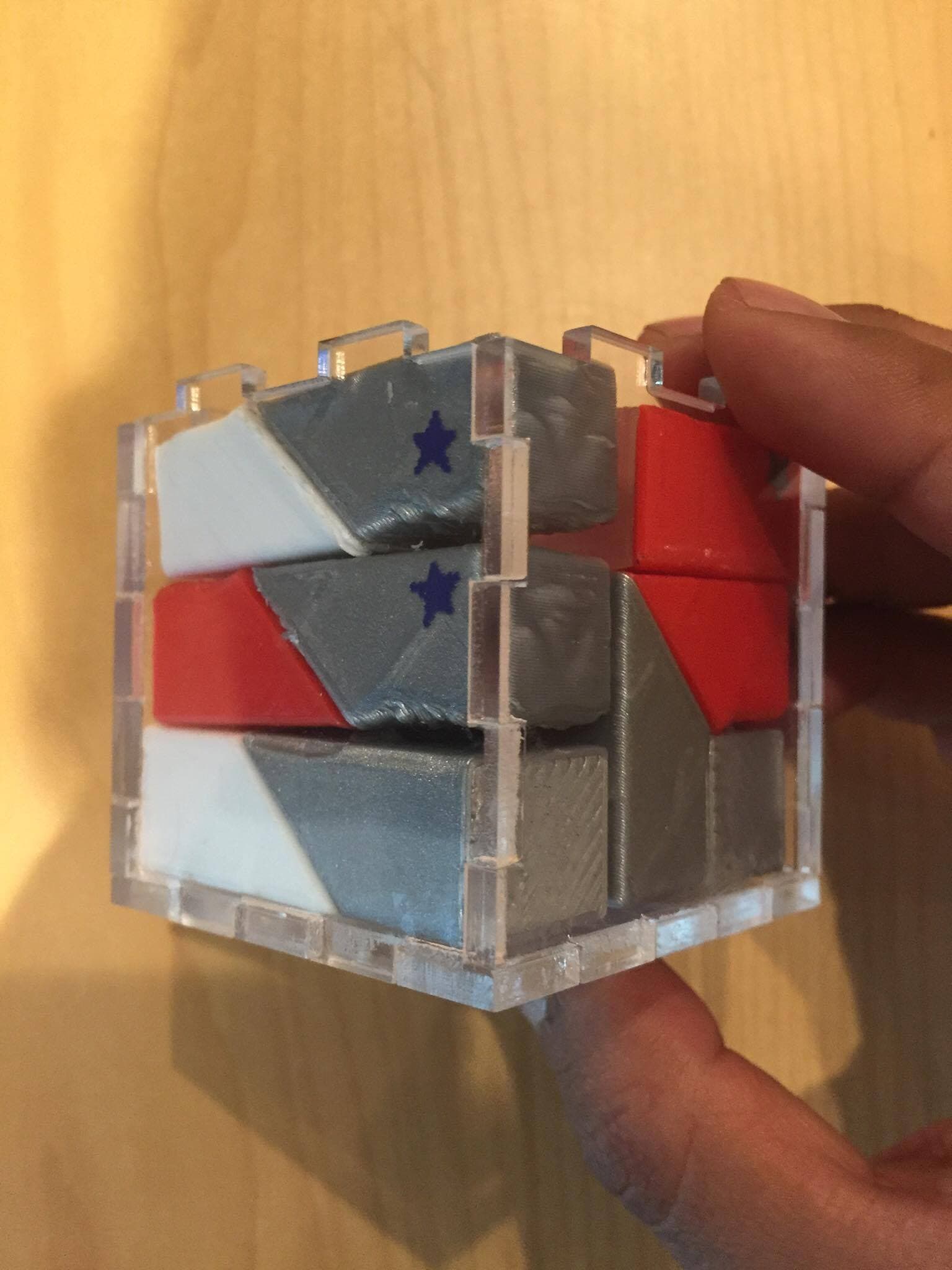 Space Arrangers 3D printed pieces