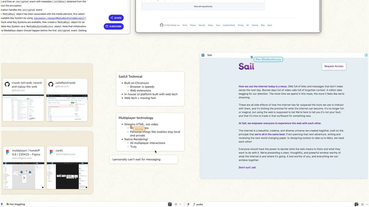Sail Browser Demo